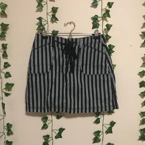 Striped Mini Skirt
